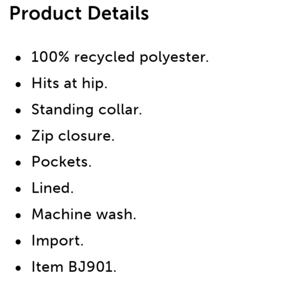 J. Crew Factory Puffer Vest Snap Pockets Black BJ901 Black Gold Zipper NEW Comfy - Picture 5 of 15